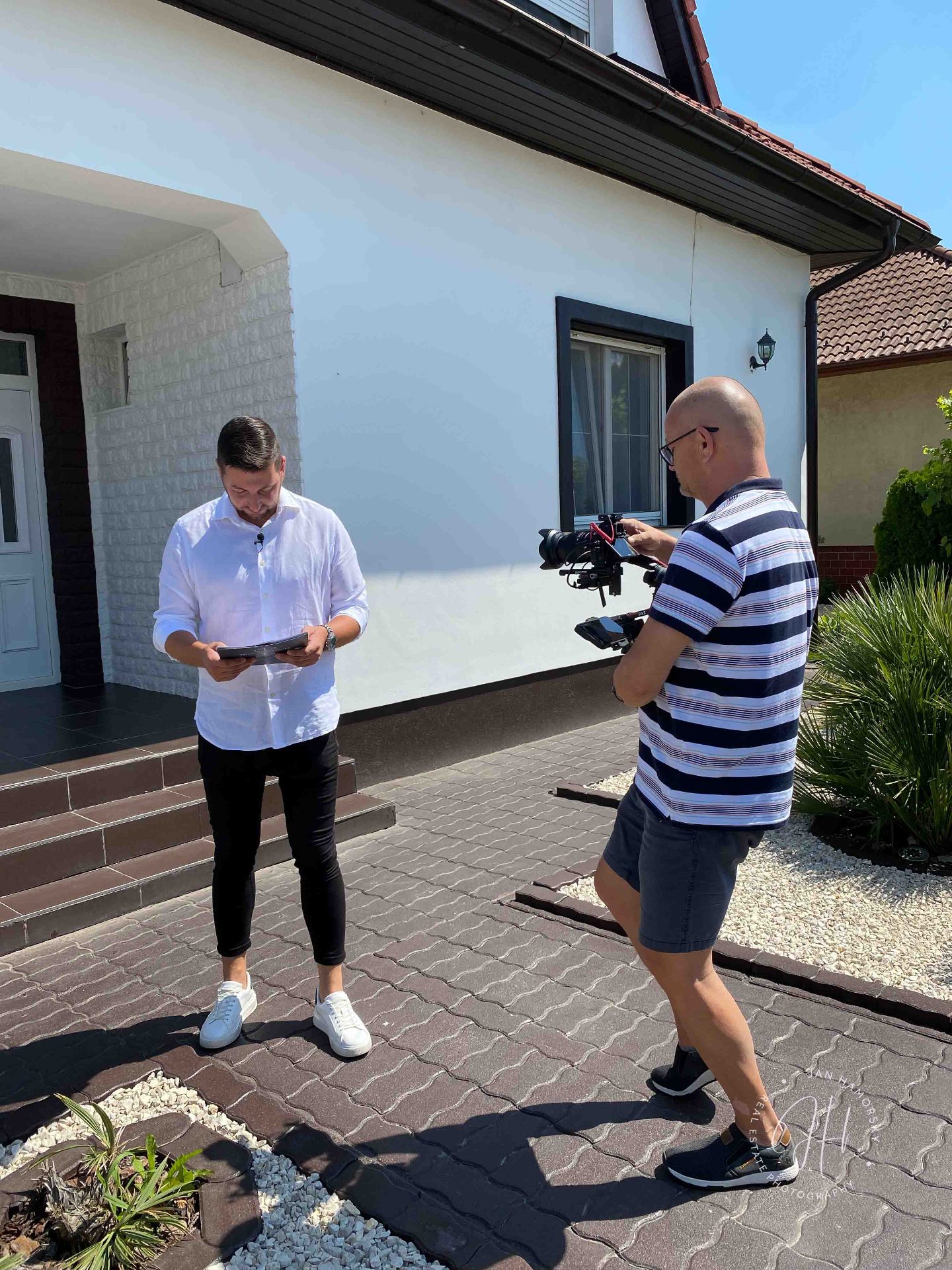 Natáčanie video prehliadky rodinného domu pre BOSEN Group