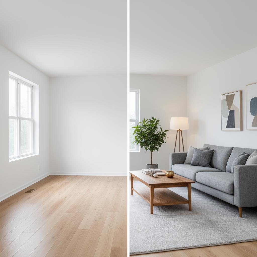 Virtual staging