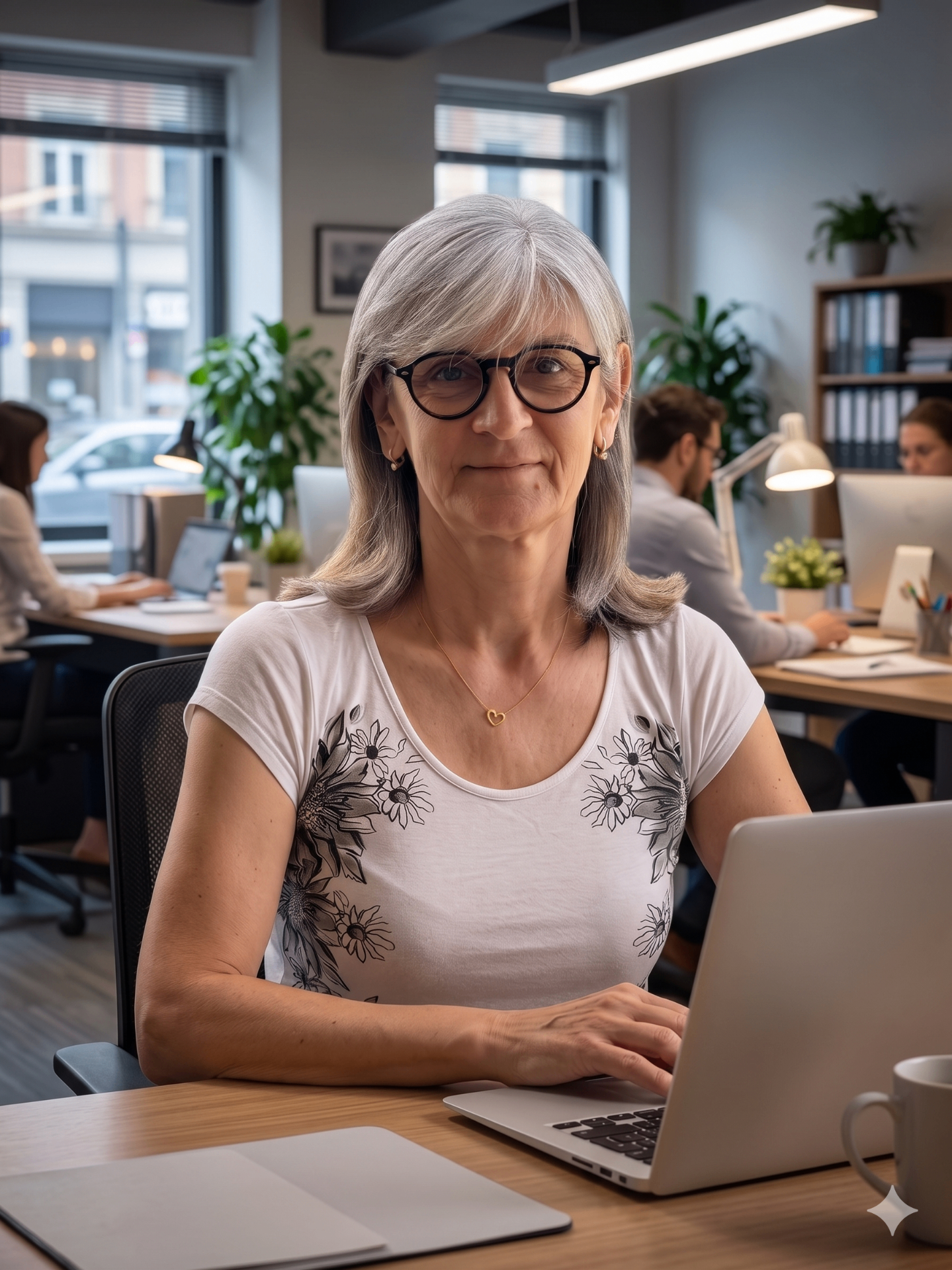 Zuzana Hámorská z tímu FOTO-HÁMORSKÝ - portrét v záhrade